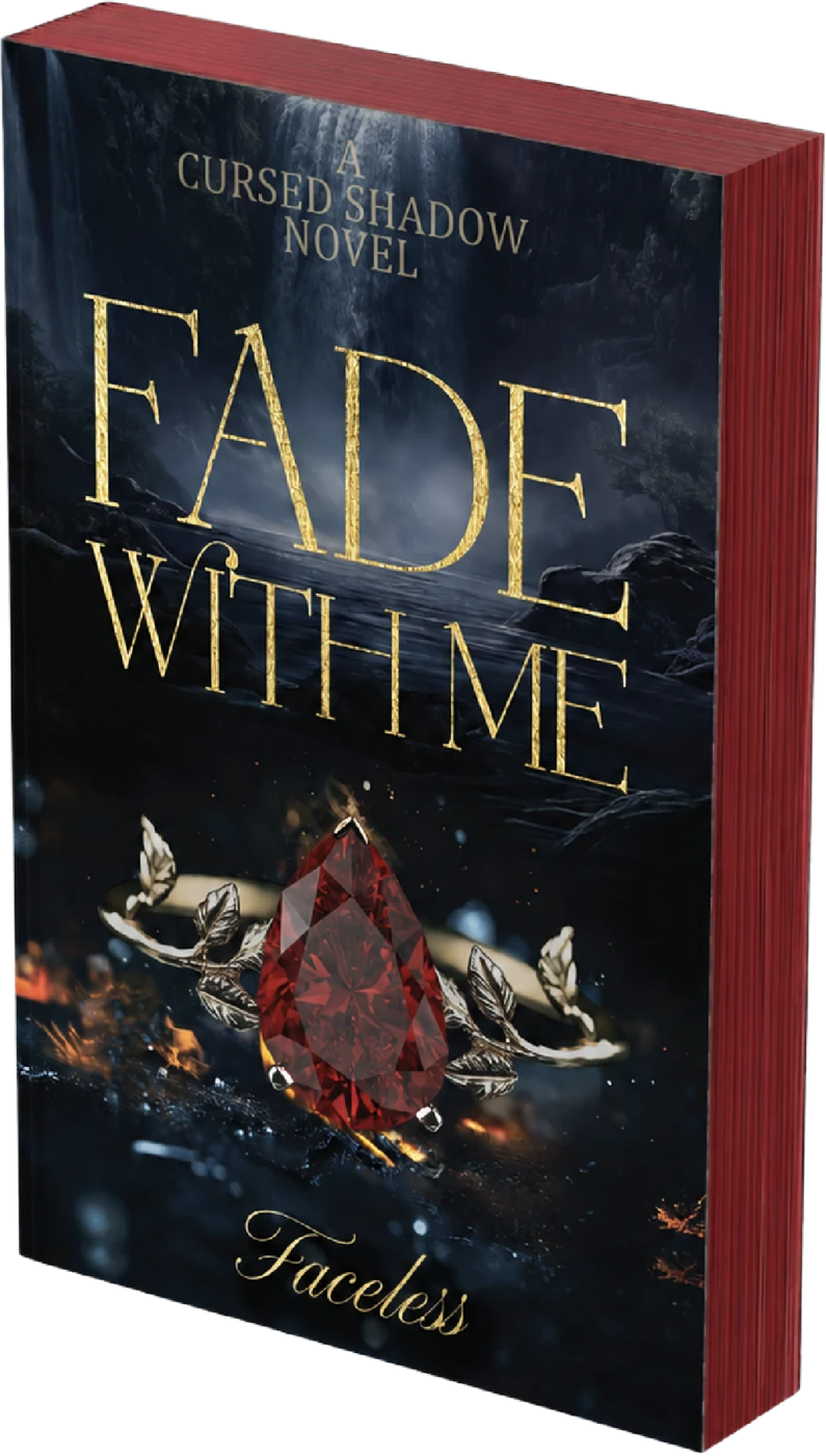 Fade With Me with sprayed red page edges.