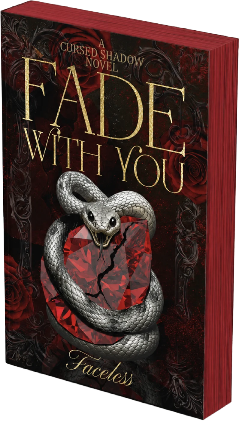 Fade With You with sprayed red page edges.
